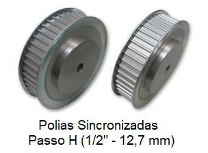 Passo H (1/2" - 12,7 mm) HTD